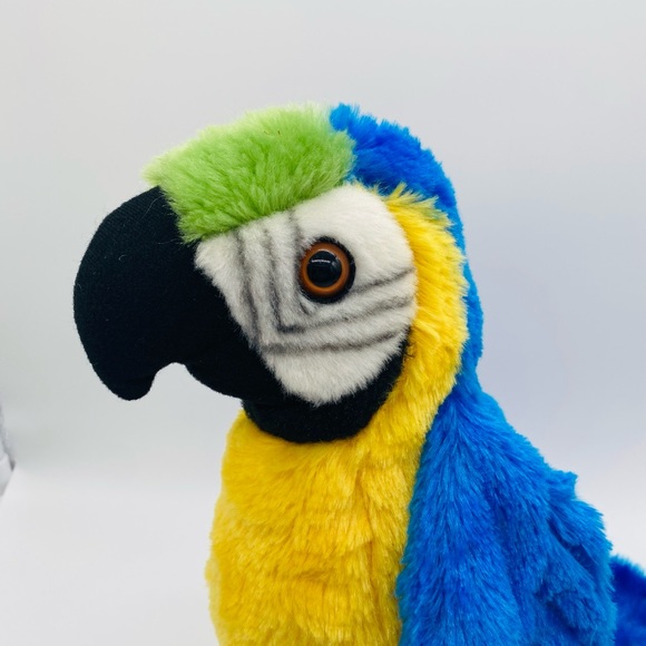 Wild Republic Macaw Parrot 11" Plush
Blue Yellow Green Stuffed Animal Bird. - Picture 14 of 14